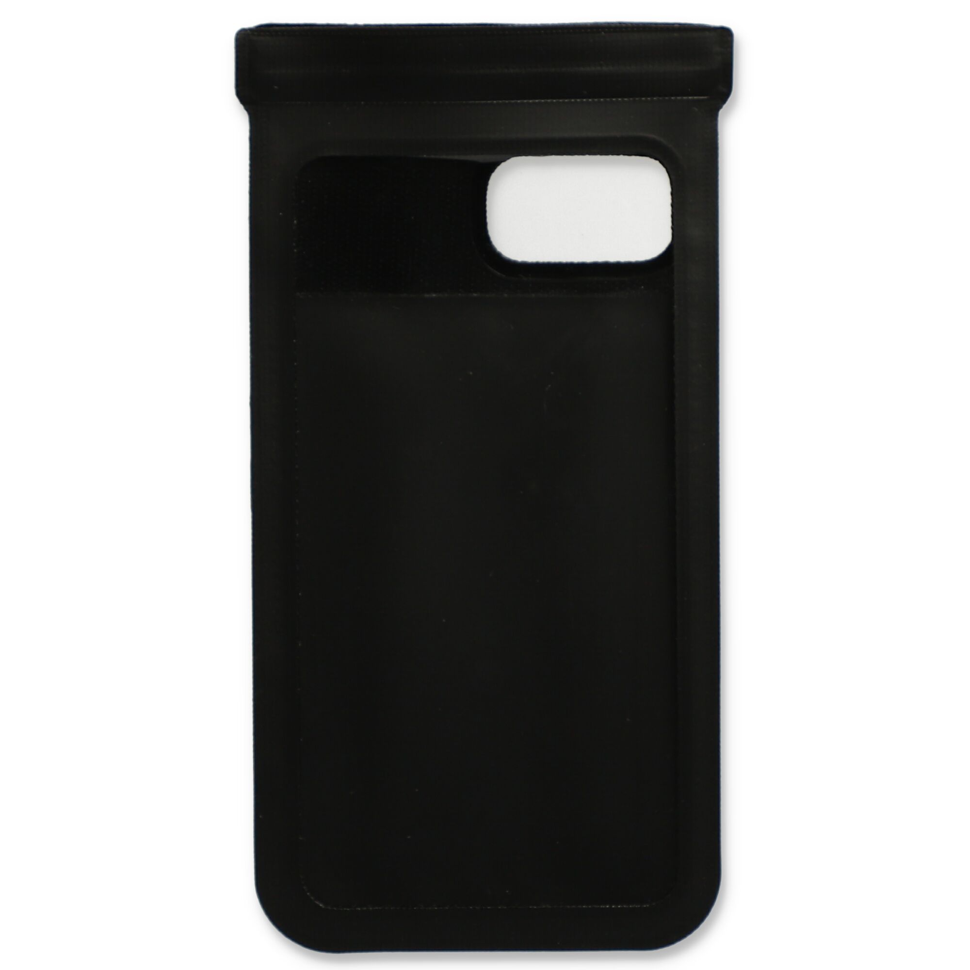 Schwarze wasserdichte Handyhülle