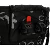 Schwarze Lenkertasche mit Befestigung