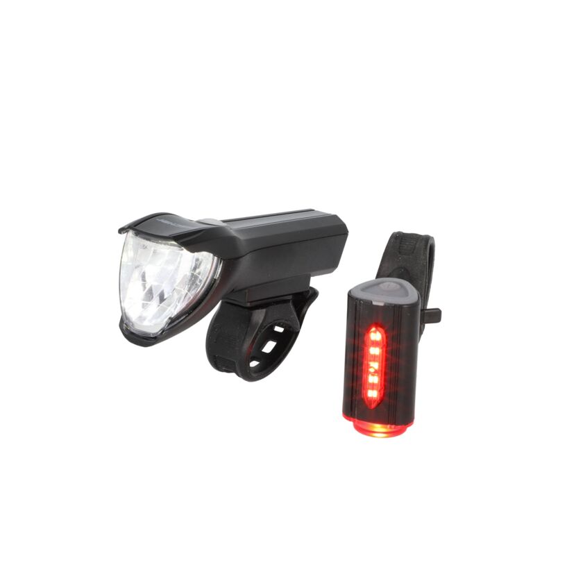 LED-Beleuchtungsset 'Twin' Akku 50 Lux mit Bodenbeleuchtung und Halterung