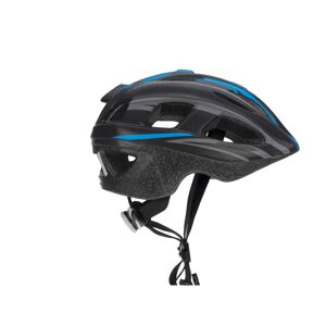 Fahrradhelm schwarz/blau 48-52 cm
