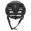 Schwarzer Fahrradhelm mit rotem Verstellrad