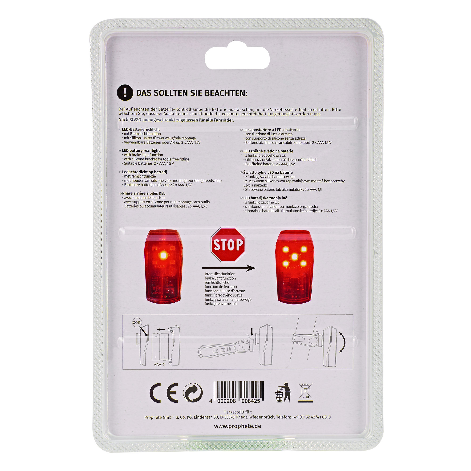 LED-Batterierücklicht + product picture