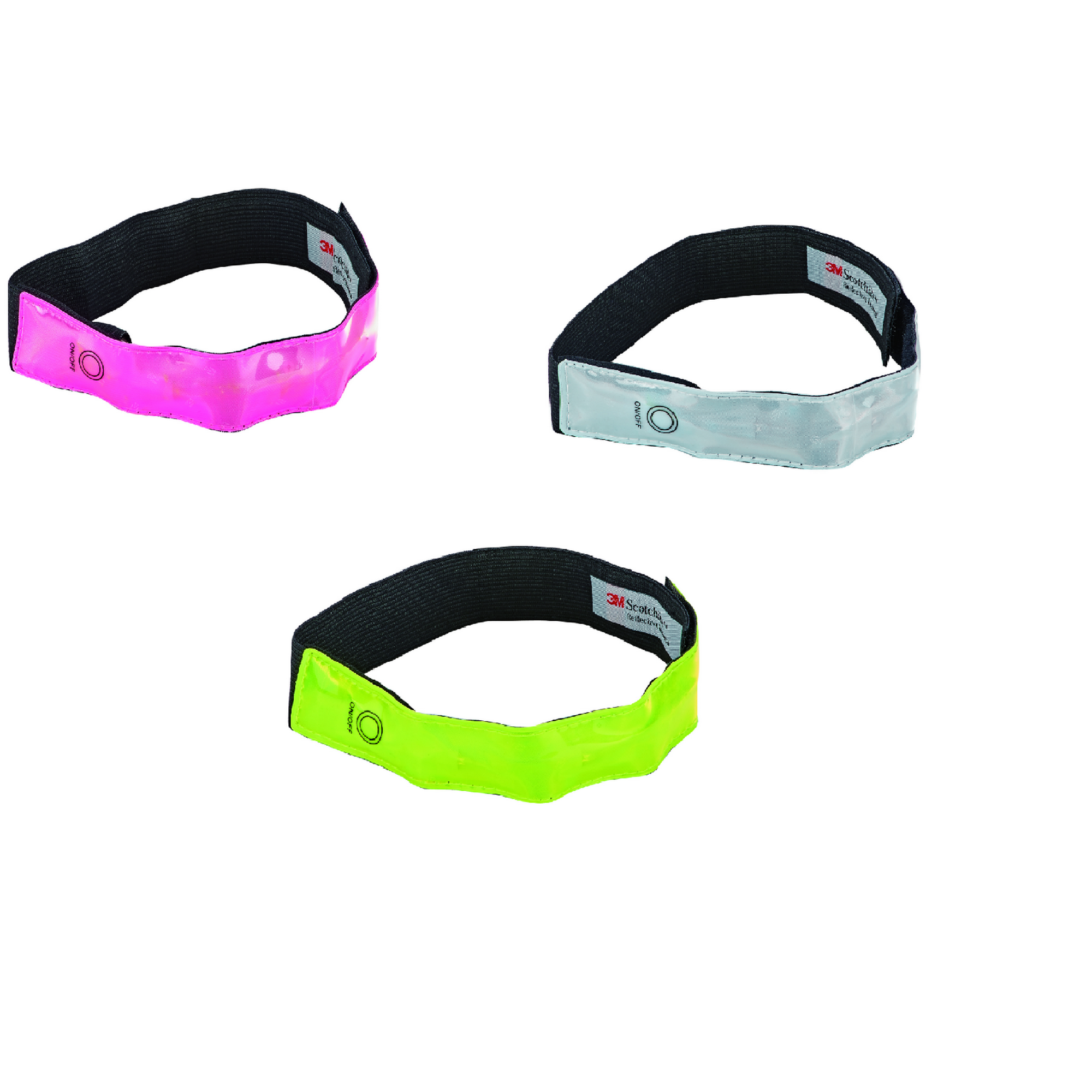 LED-Reflektorband 2 Stück, 3 Farben sortiert + product picture