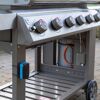 Gasgrill mit montiertem ABUS Alarmbox BK