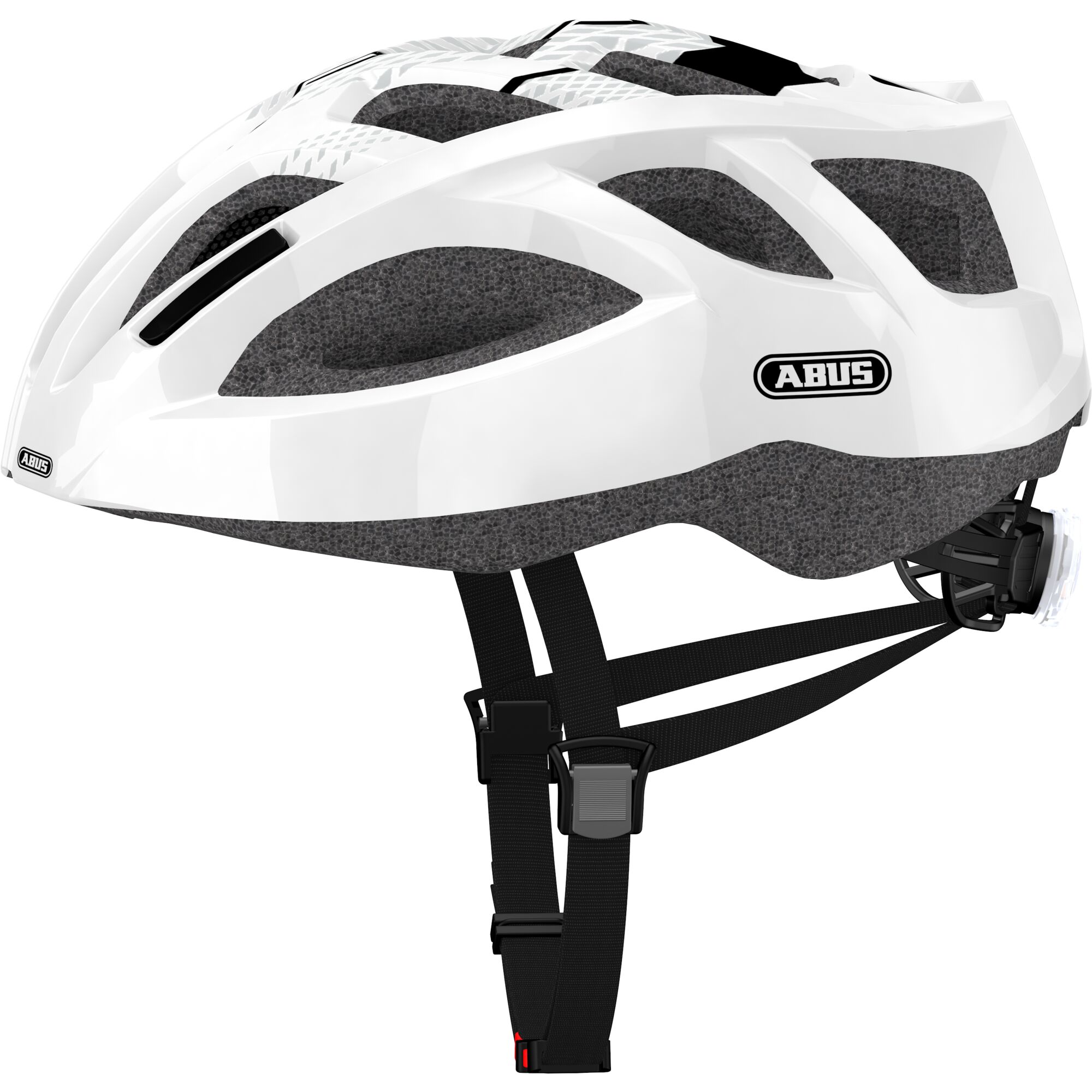 Weißer Fahrradhelm von Abus