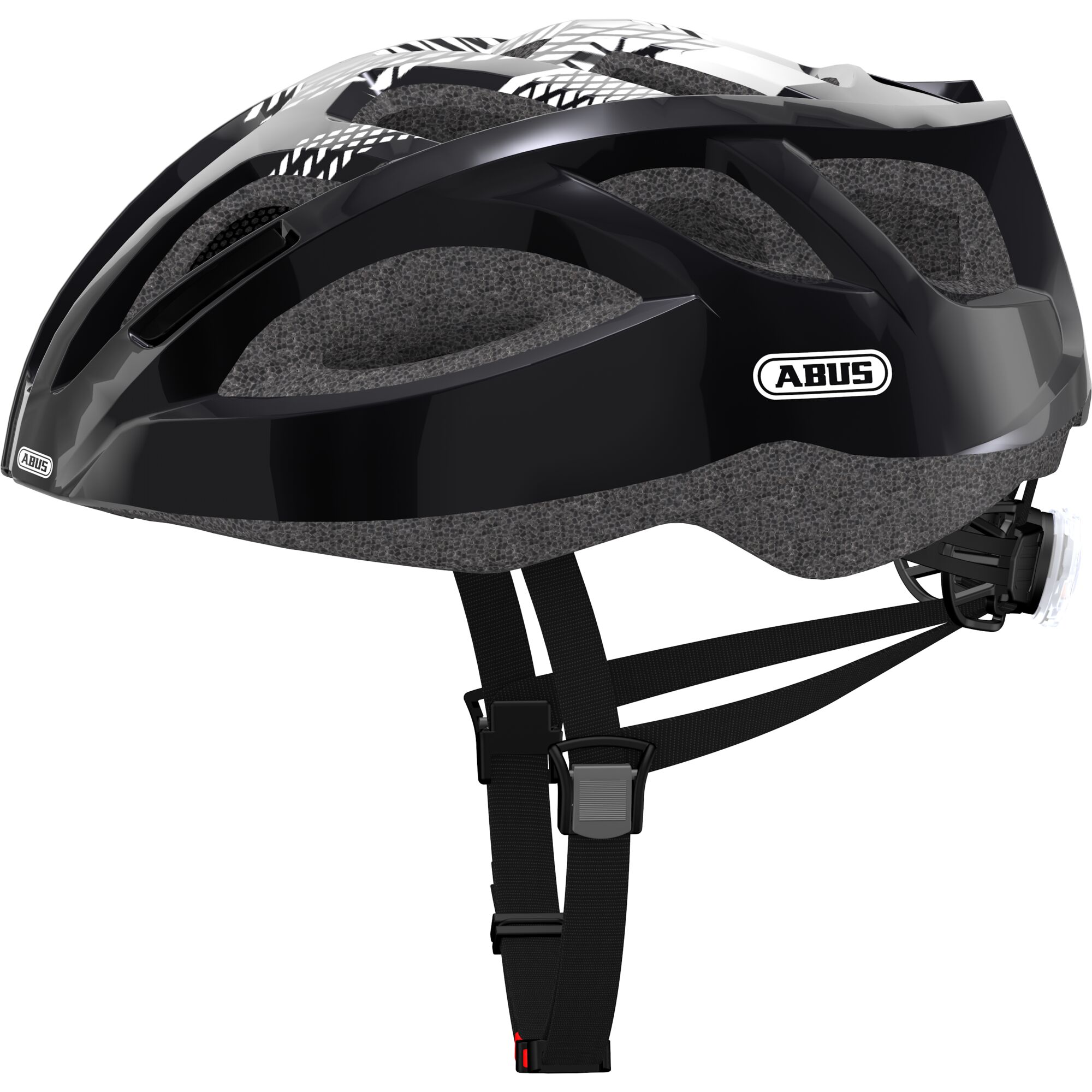 Schwarzer Fahrradhelm von Abus