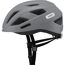Grauer Fahrradhelm Abus von der Seite