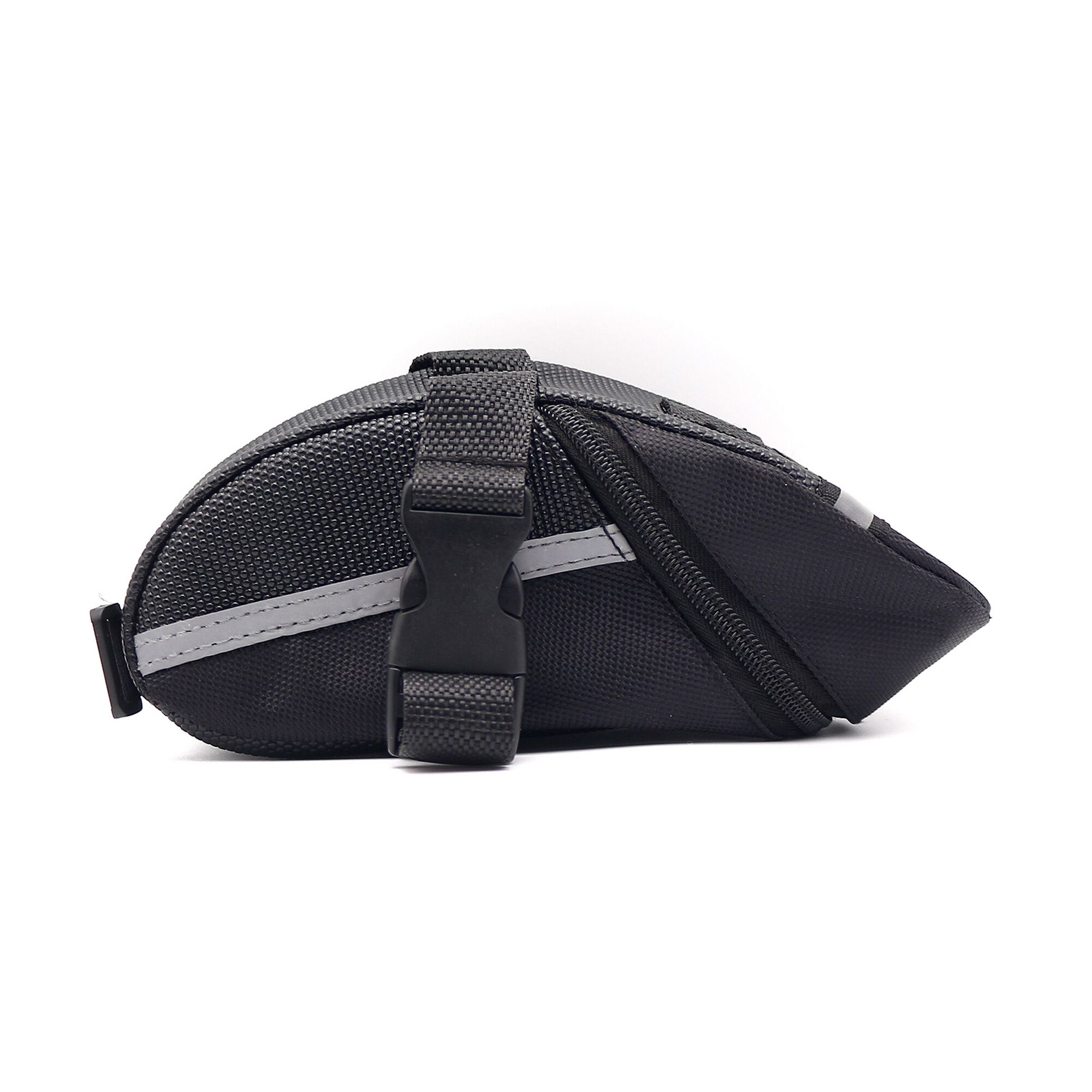 Schwarze Fahrradsatteltasche