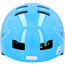 Blauer Fahrradhelm mit Controller-Motiv, Rückansicht