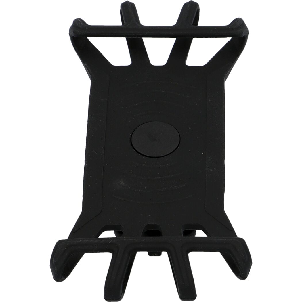 Schwarze Handyhalterung aus Silikon