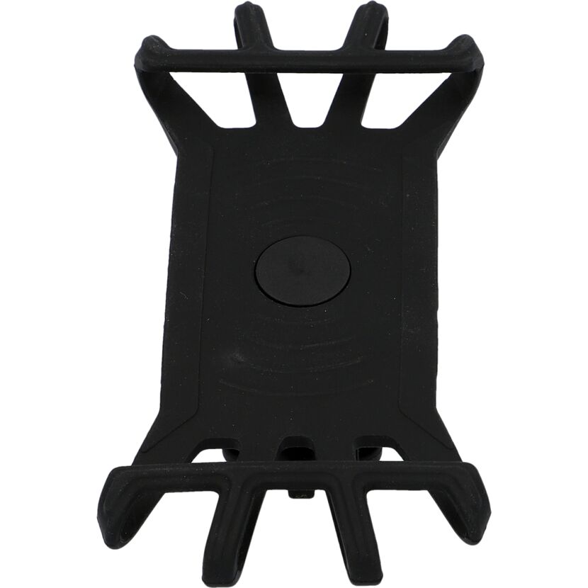 Schwarze Handyhalterung aus Silikon