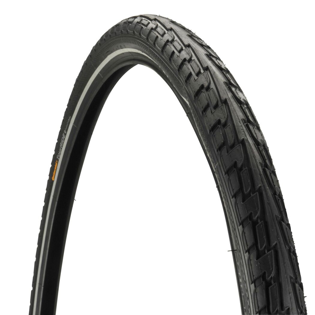 Schwarzer Fahrradreifen Continental TourRIDE