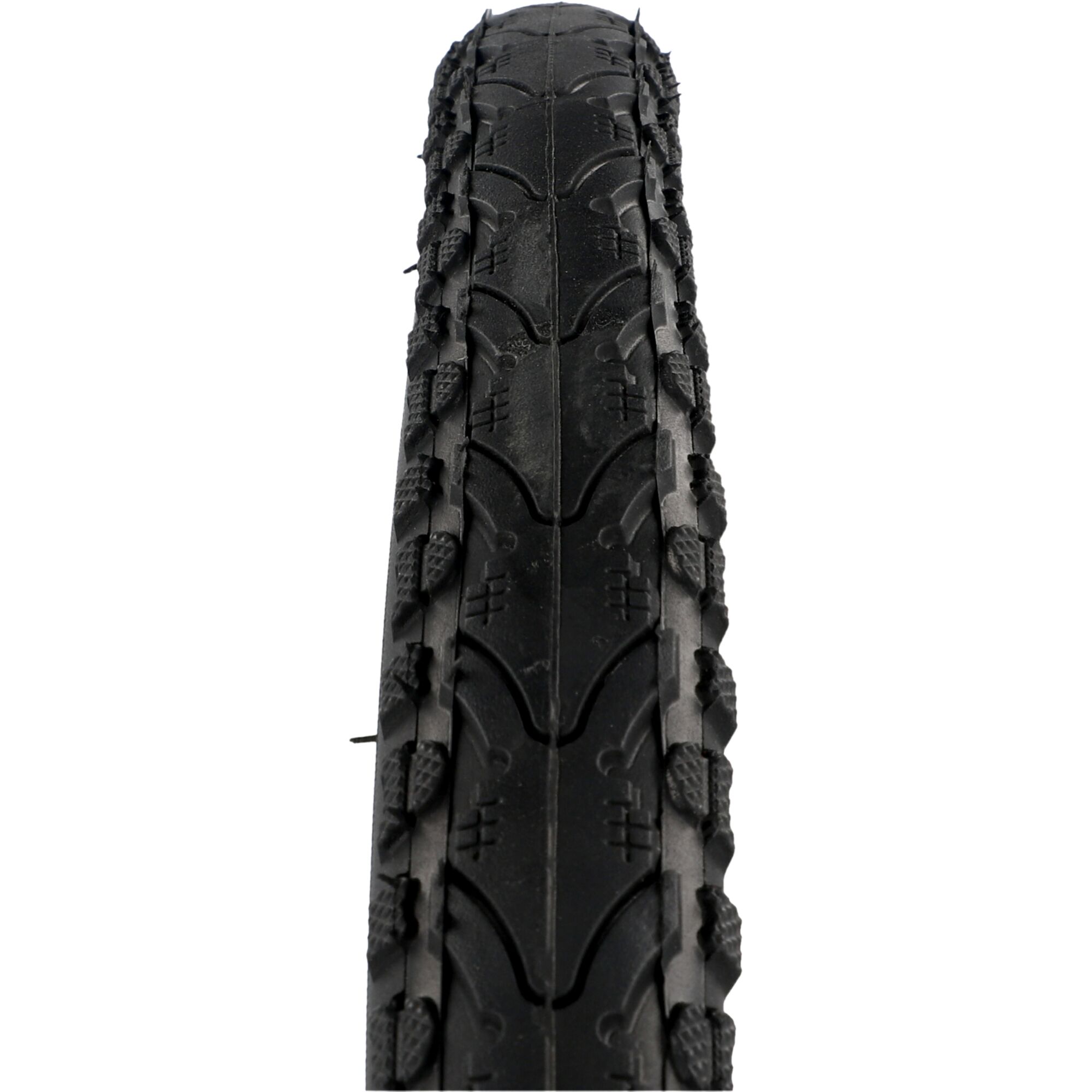 Profil eines schwarzen Trekkingreifens