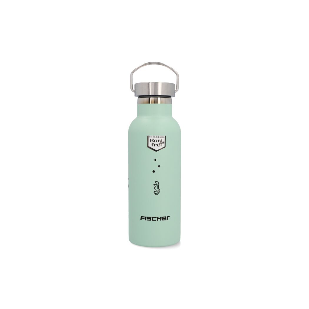 Trinkflasche für Kinder Edelstahl grün 500 ml