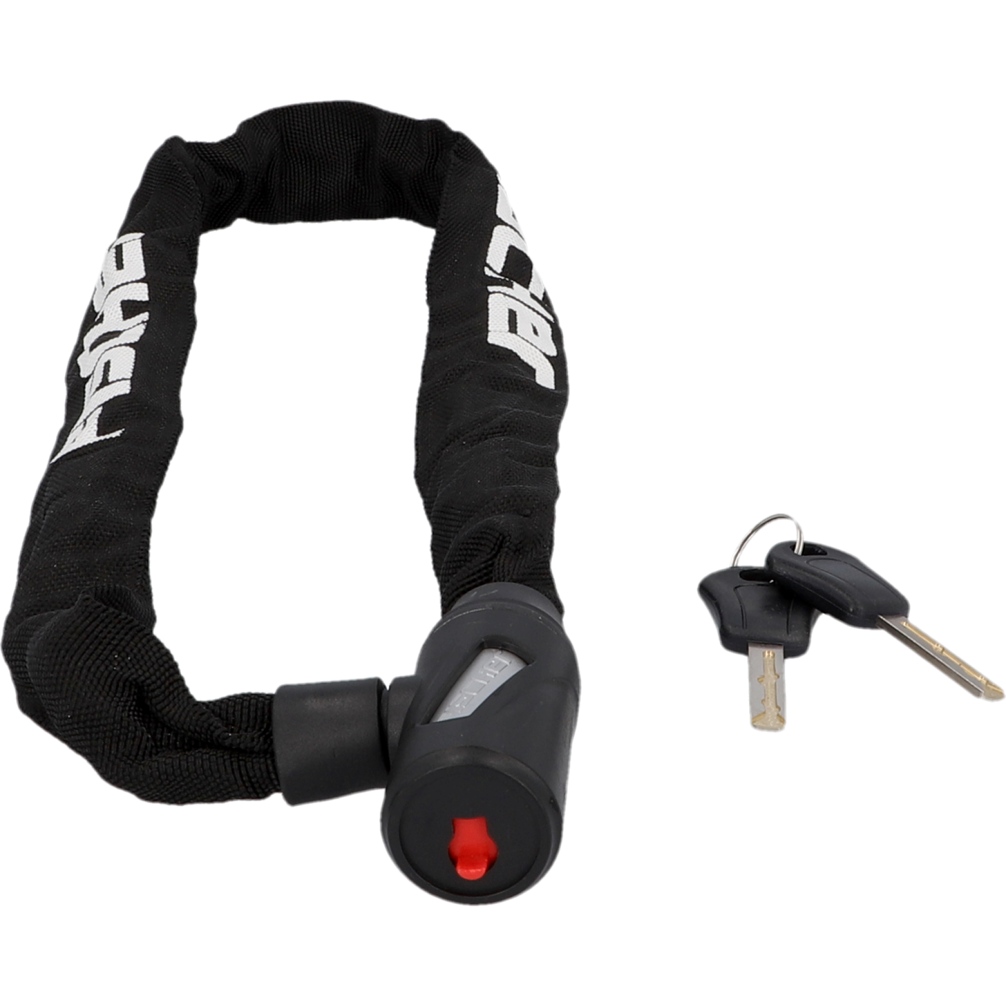 Kettenschloss schwarz Ø 2 x 90 cm