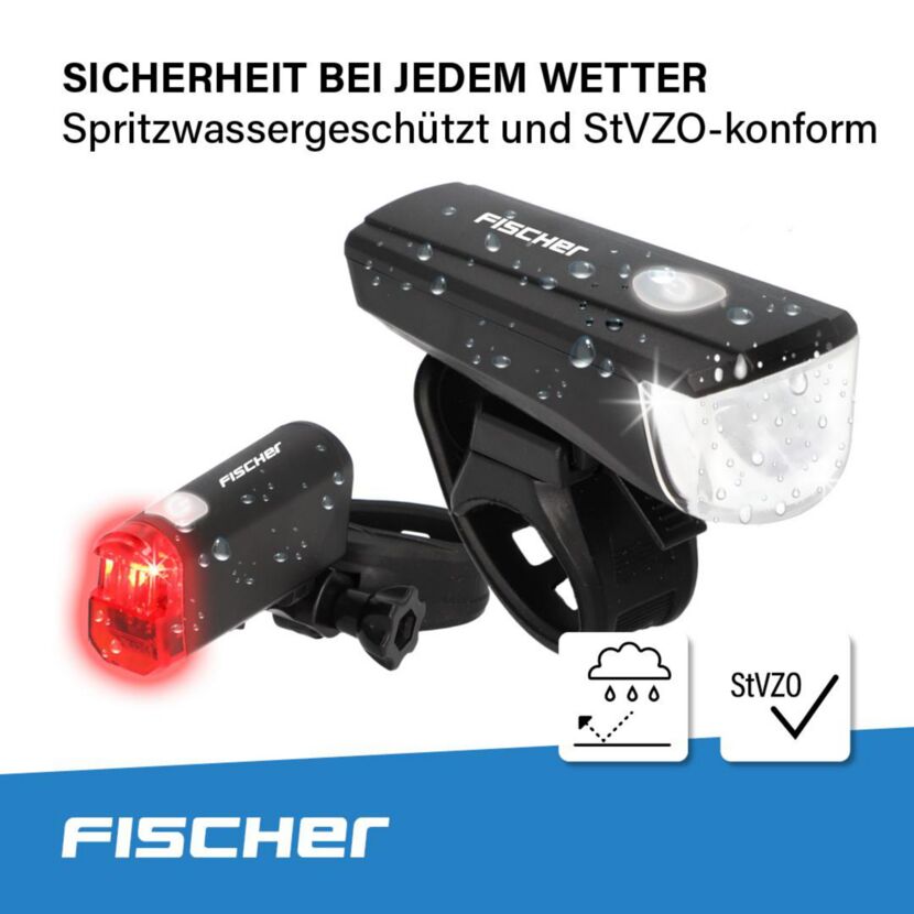 LED-Beleuchtungsset Batterien 20 Lux mit Halterung