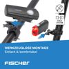 Fischer LED-Beleuchtungsset mit Halterung, werkzeuglose Montage