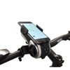 Fahrrad-Multimedia-Smartphone Box mit Smartphone am Lenker zeigt Karte