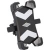 Schwarzer Smartphonehalter 'Spider' mit silbernen Details