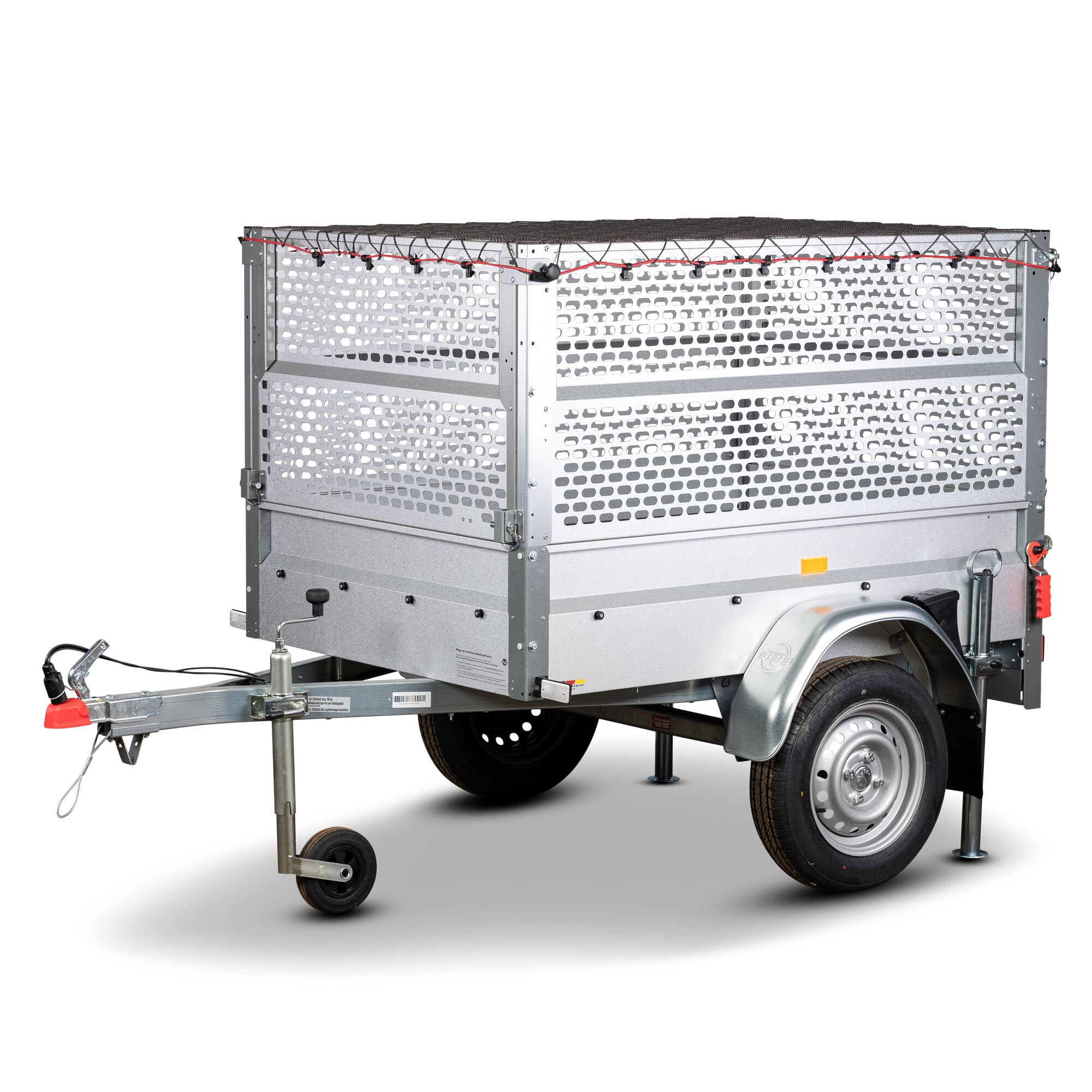 PKW-Anhänger Basic mit Gitteraufsatz