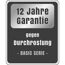 12 Jahre Garantie gegen Durchrostung
