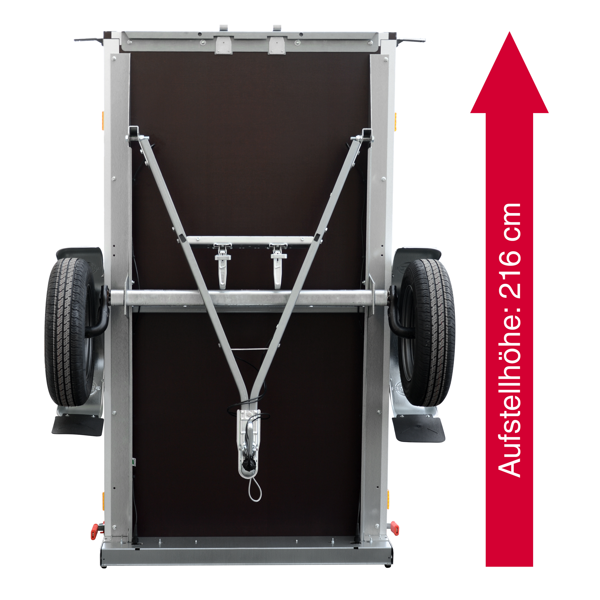 PKW-Anhänger 'Basic Plus 750' ungebremst 750 kg mit Bordwandaufsatz und Kippdeichsel + product picture