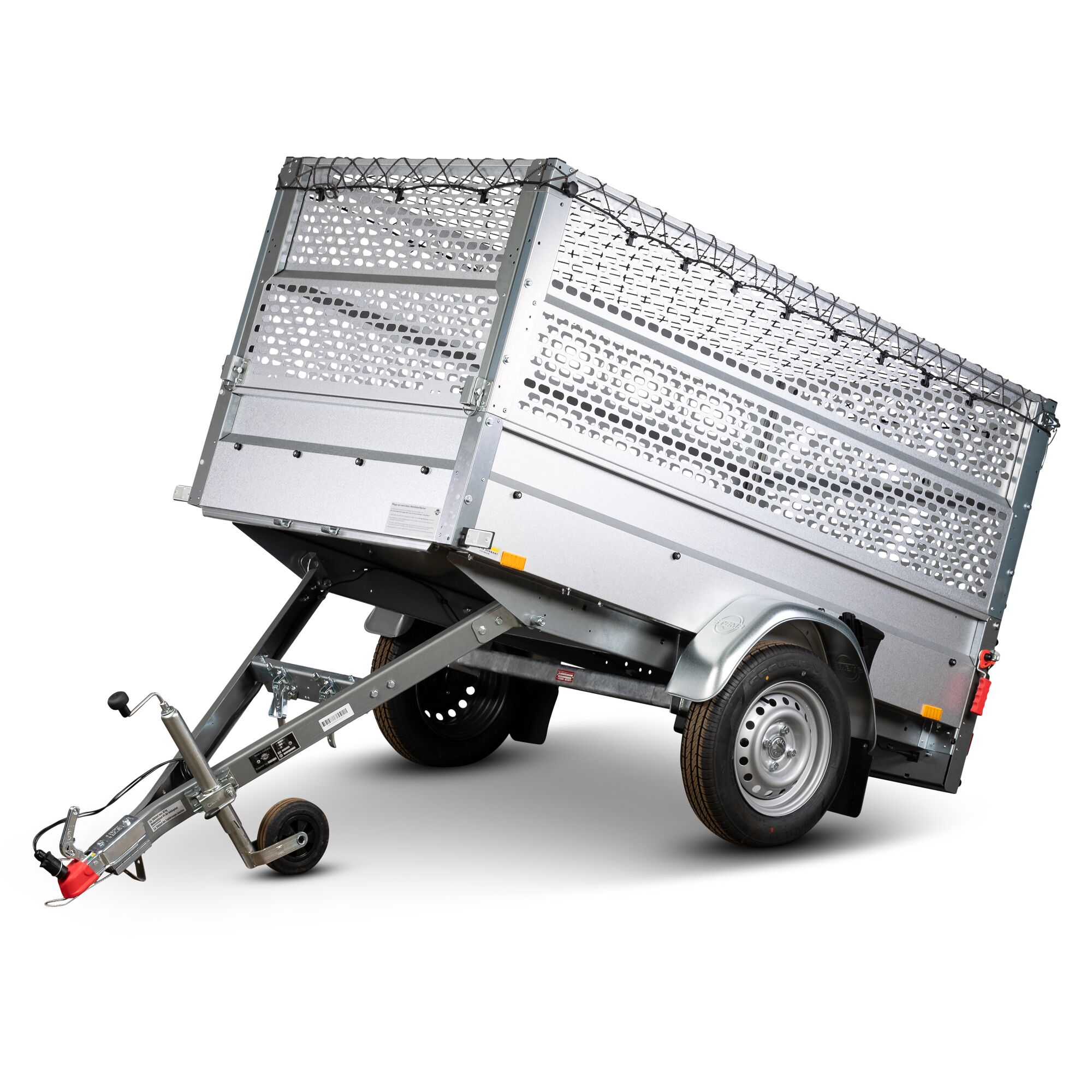 Anhänger mit Gitteraufbau