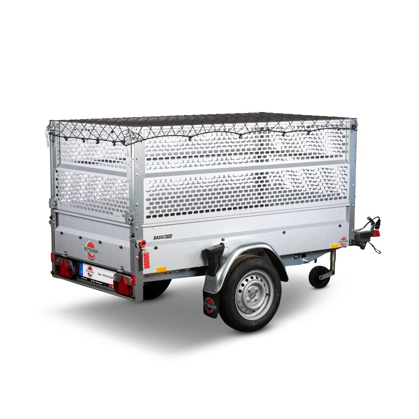 STEMA Anhänger Basic Plus mit Gitterplanen.