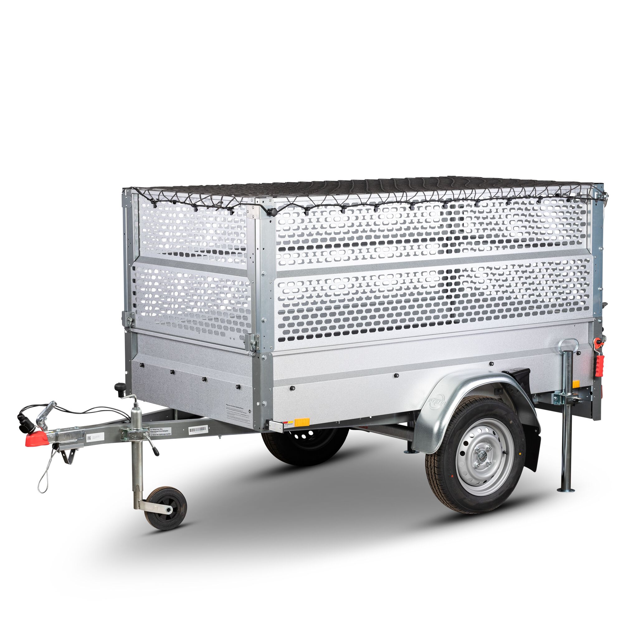 Silberner Anhänger mit Gitteraufsatz