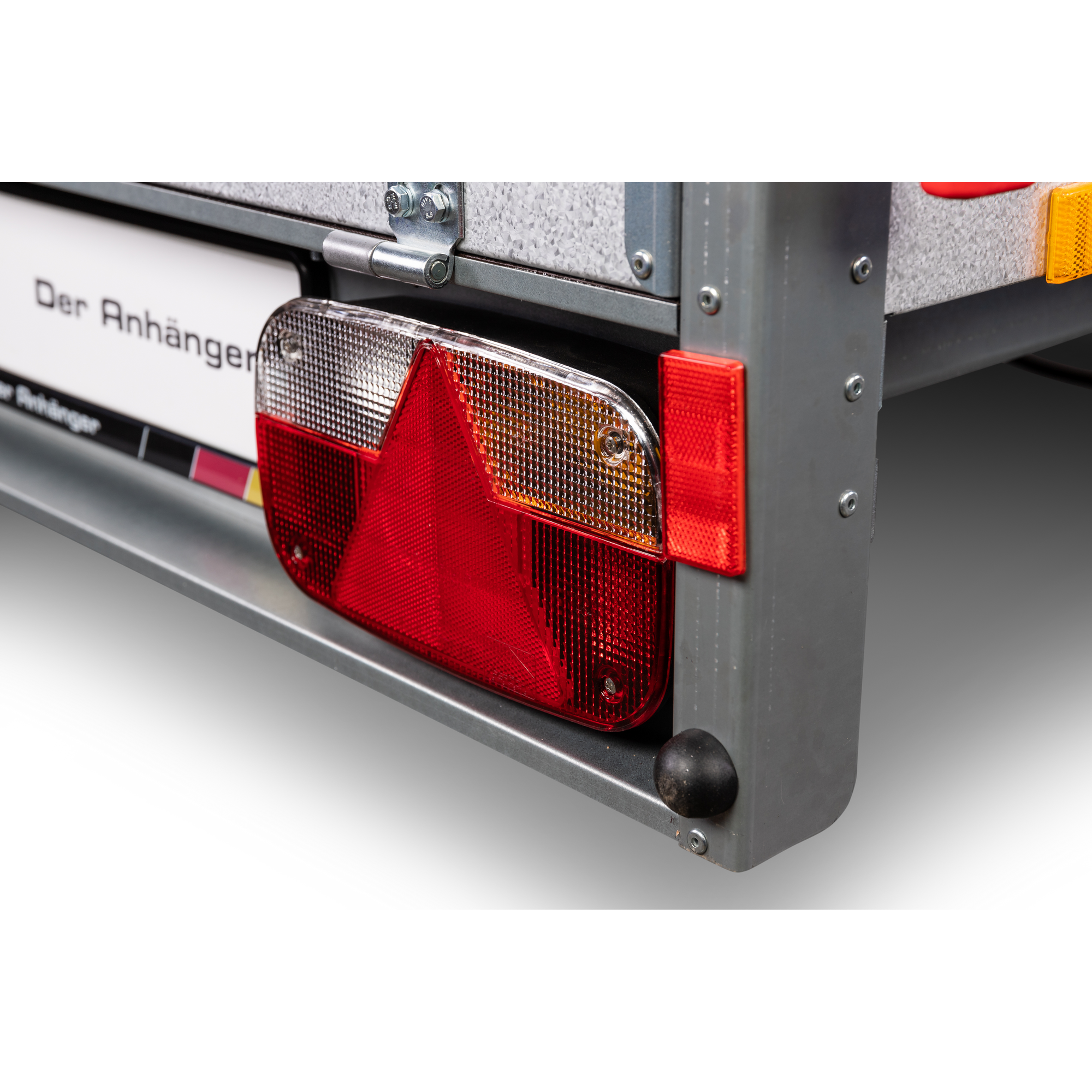 PKW-Anhänger 'Basic Plus 1000' gebremst 1000 kg mit Bordwandaufsatz, Deckel und Abstellstützen + product picture