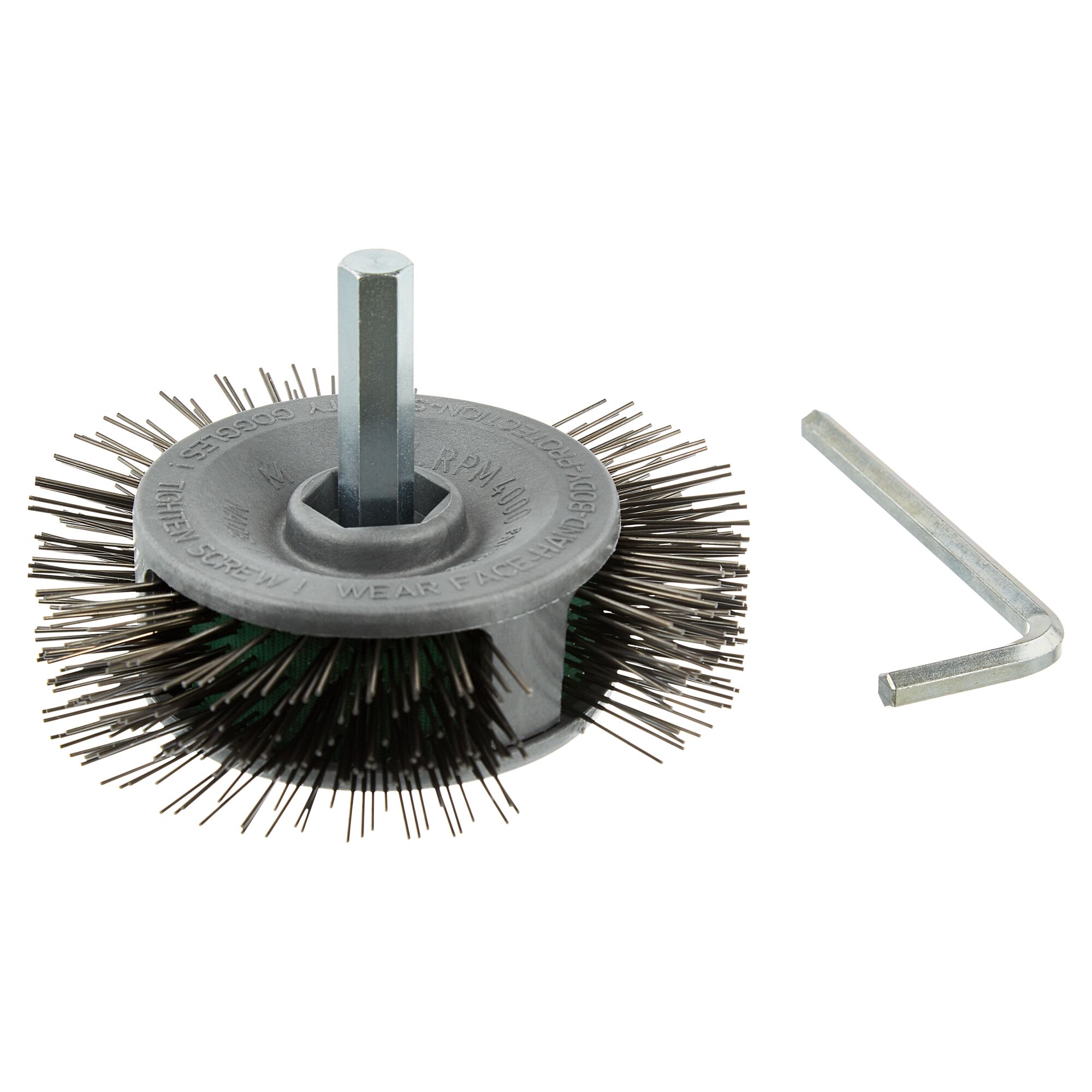 Drahtbürste mit Inbusschlüssel