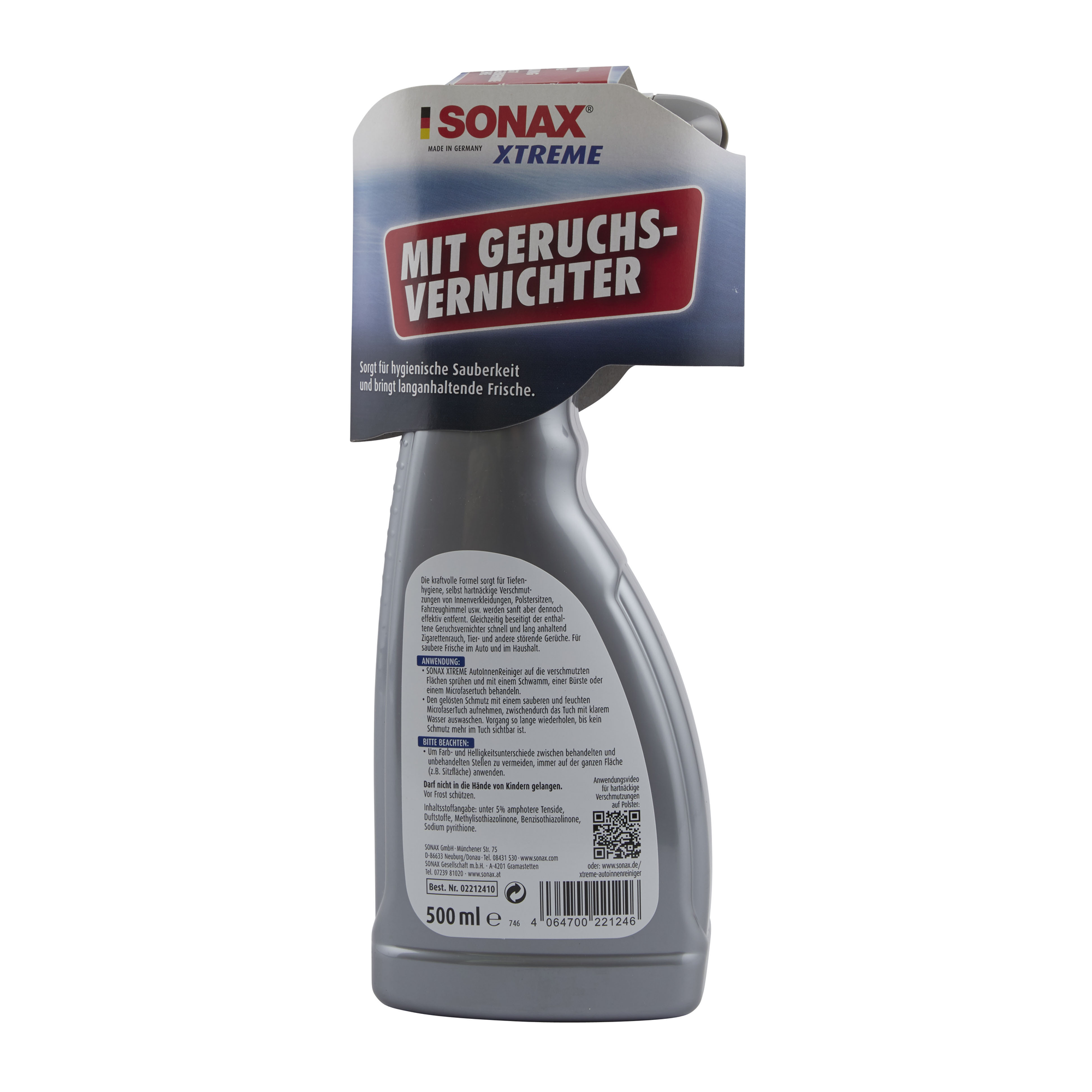 Sonax Auto Innen Reiniger mit Geruchsvernichter 500 ml-10000703