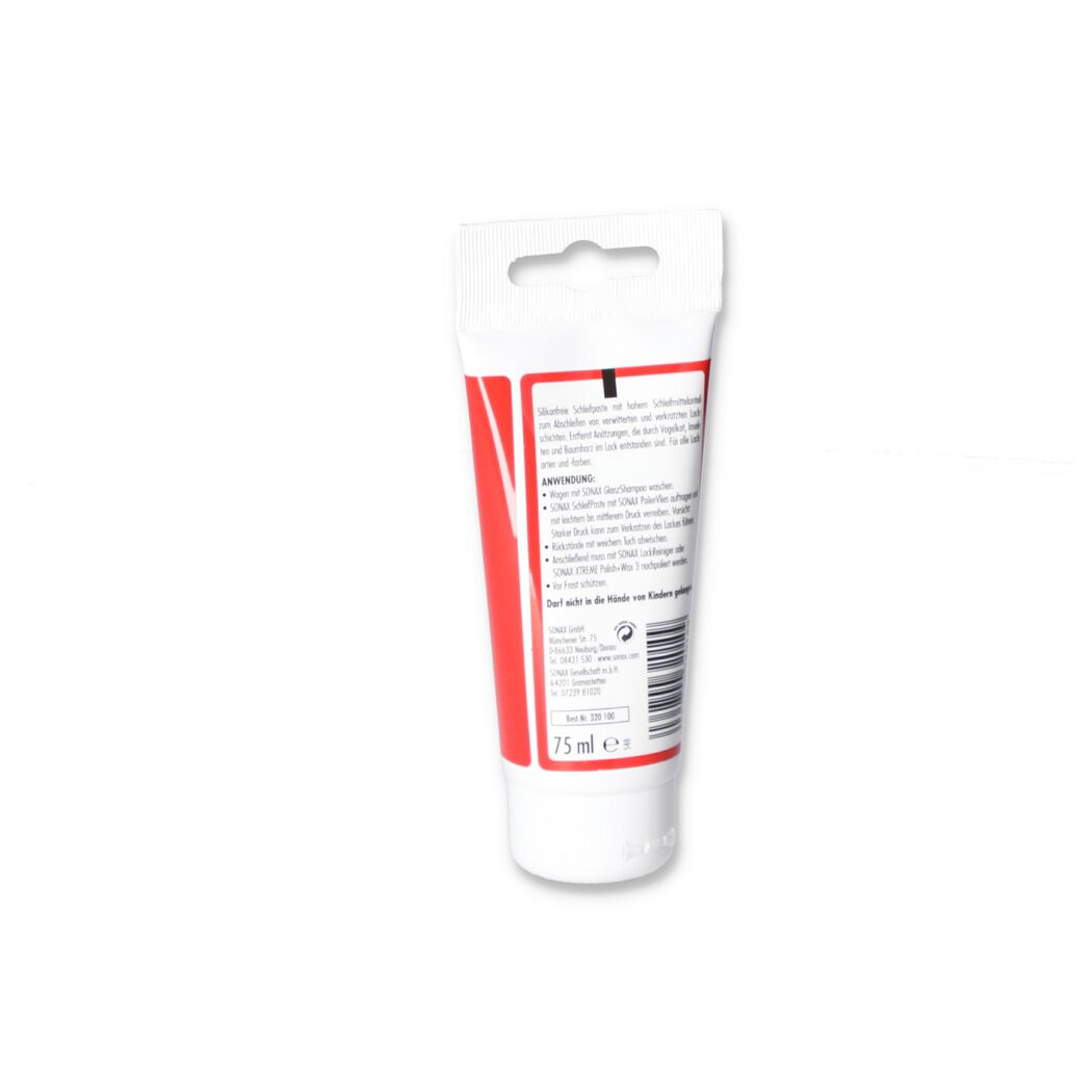 Tube mit SONAX Schleifpaste