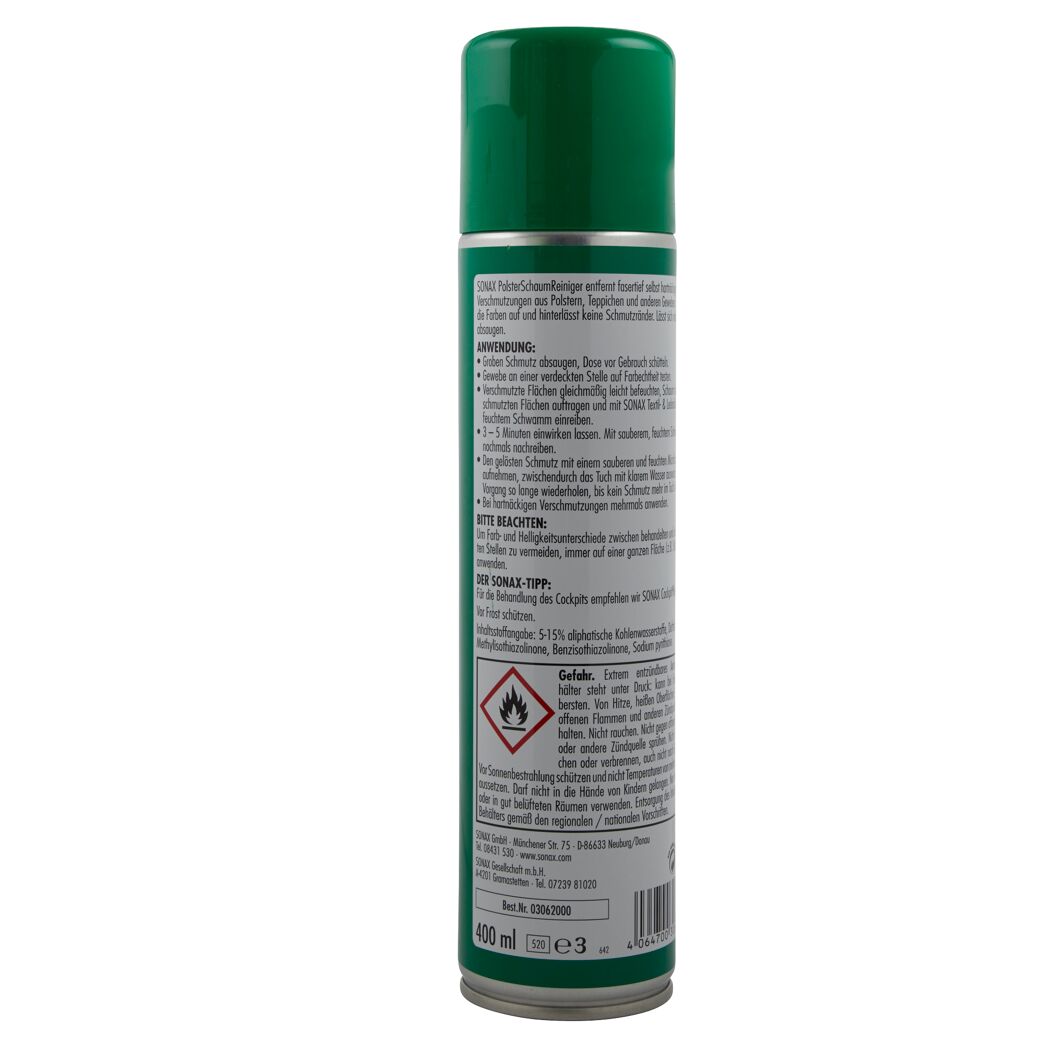 SONAX PolsterSchaum Reiniger 400 ml