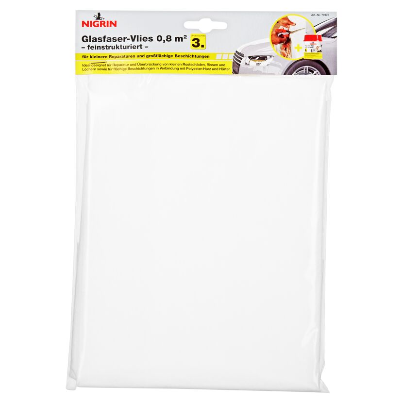 Glasfaservlies feinstrukturiert 0,8 m²