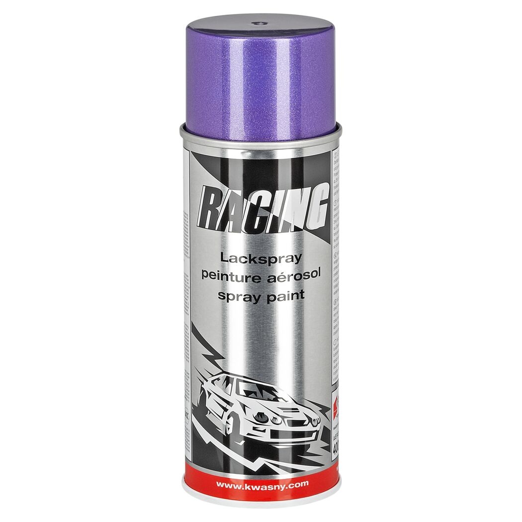Lila Sprühlackdose von Racing