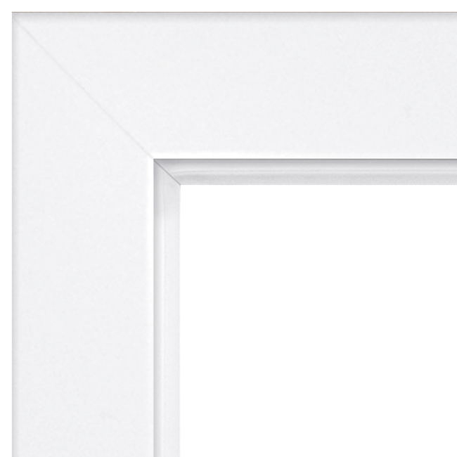 Bild von Türzarge Typ 3 Weißlack 86 x 12,5 cm