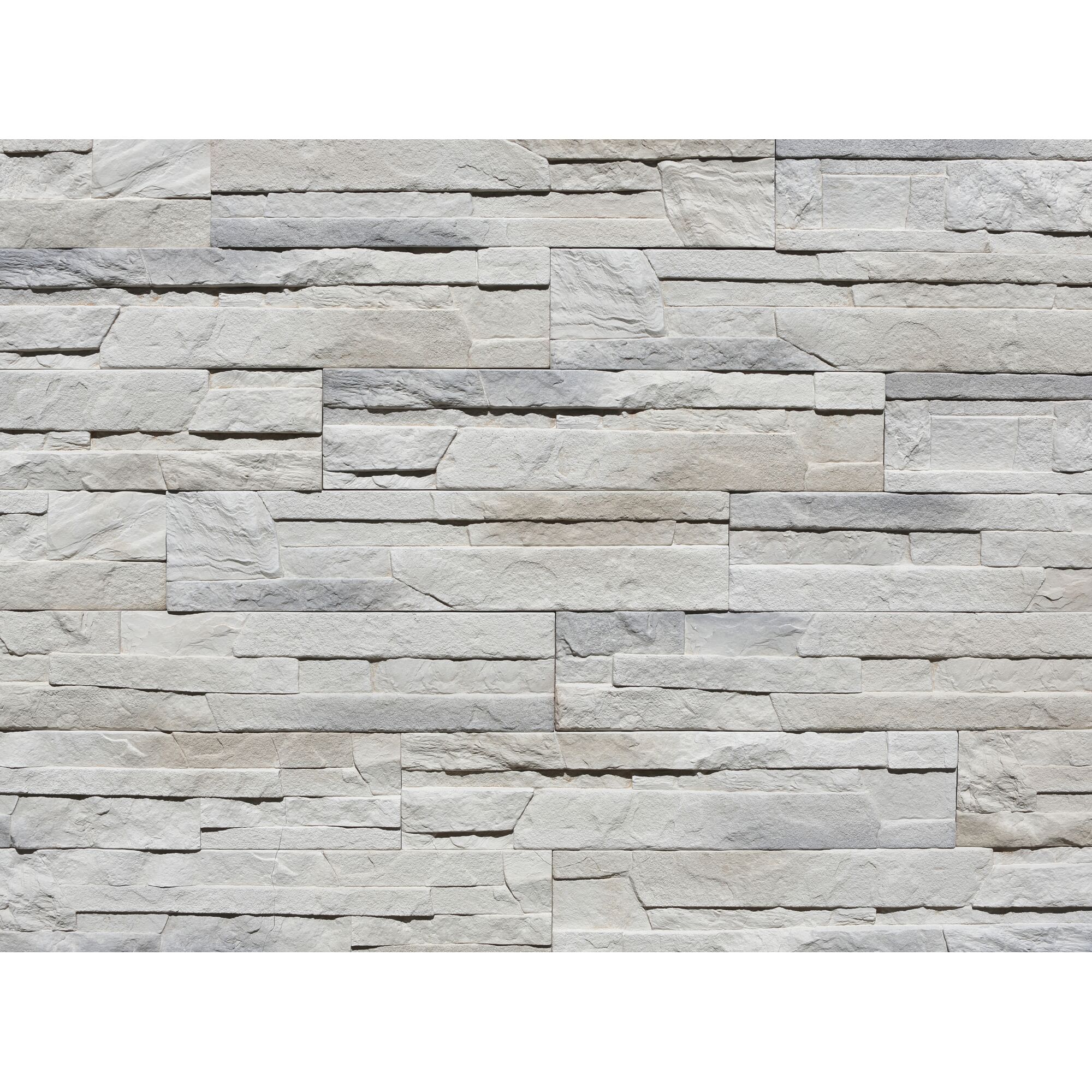 Weiß-graue Betonriemchen "OVIEDO natur"