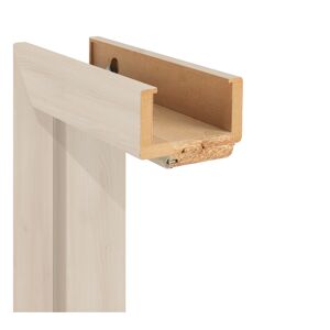 Zarge 'Natura' Akazie hell 198,5 x 98,5 x 26-28 cm, Linksanschlag