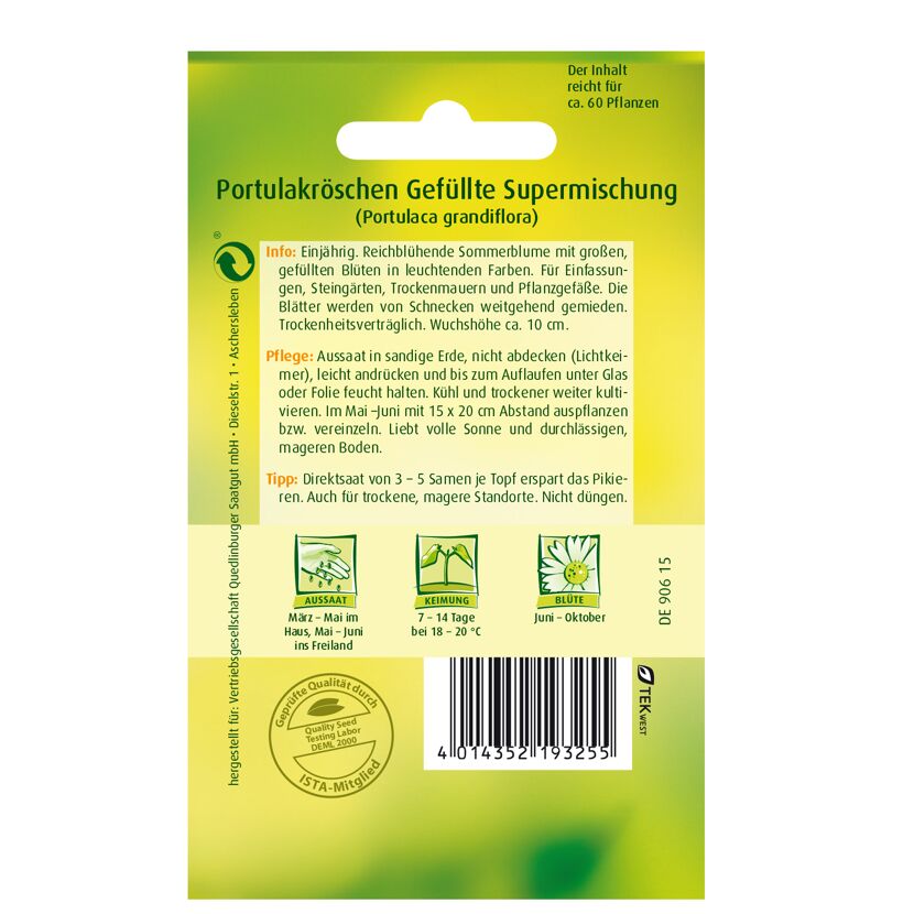 Portulakröschen gefüllte Supermischung