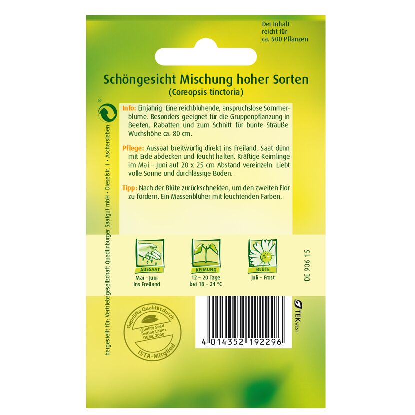 Schöngesicht hohe Sorten, Mischung