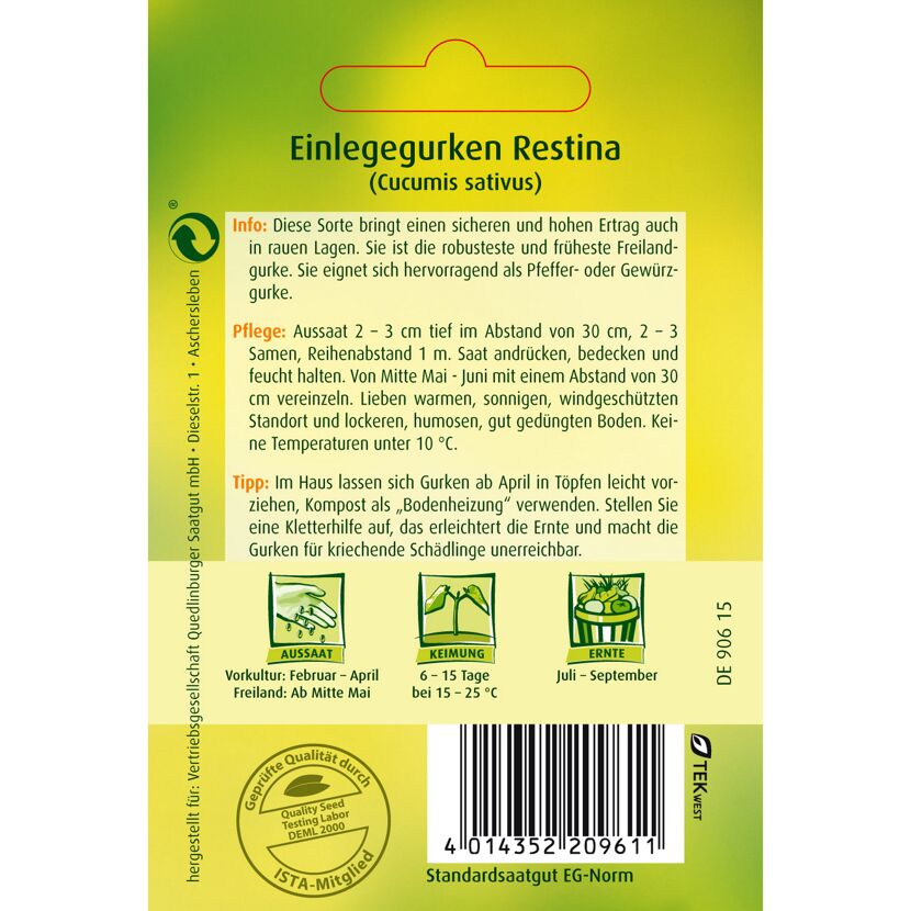Restina Einlegegurken Saatgut