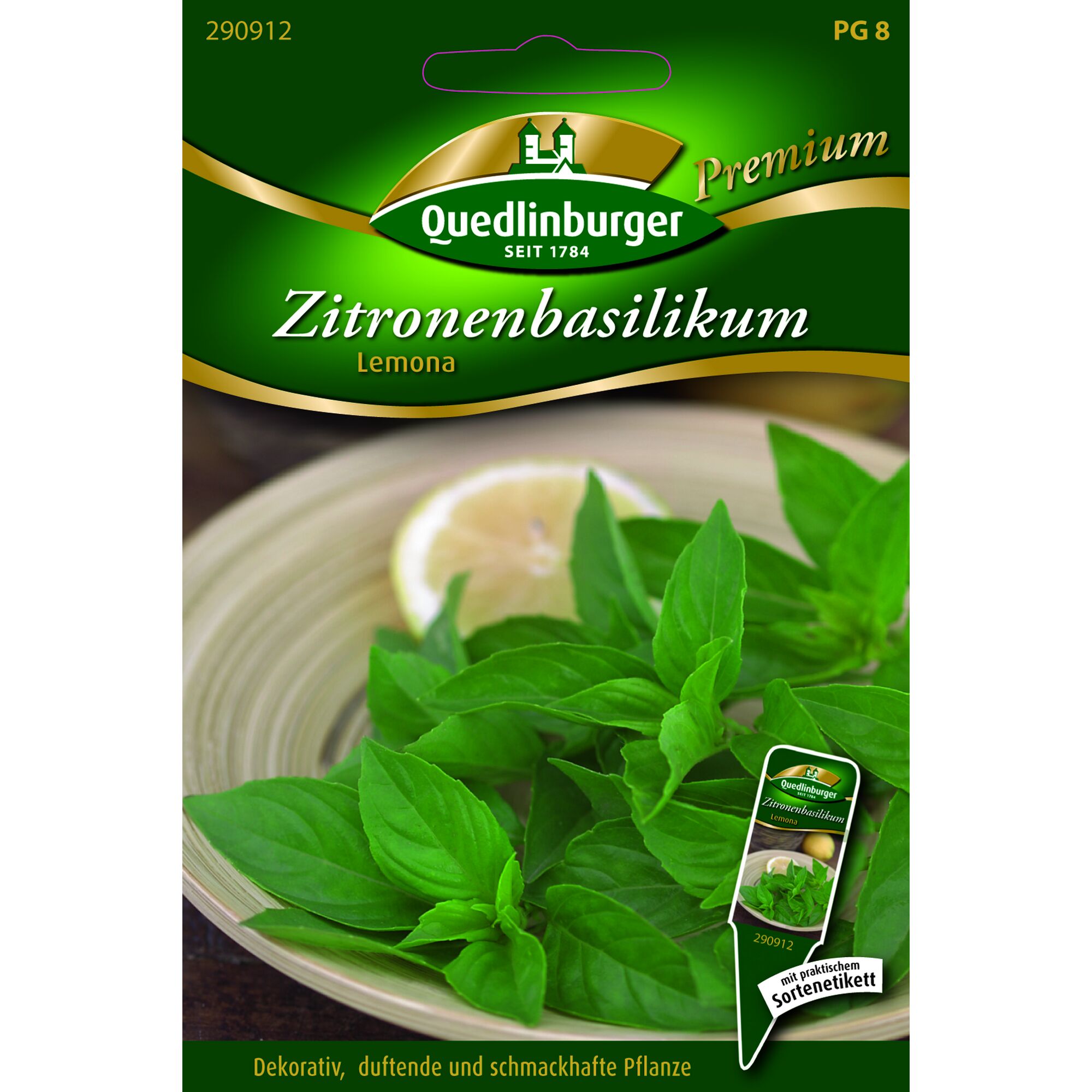 Quedlinburger Zitronenbasilikum Lemona