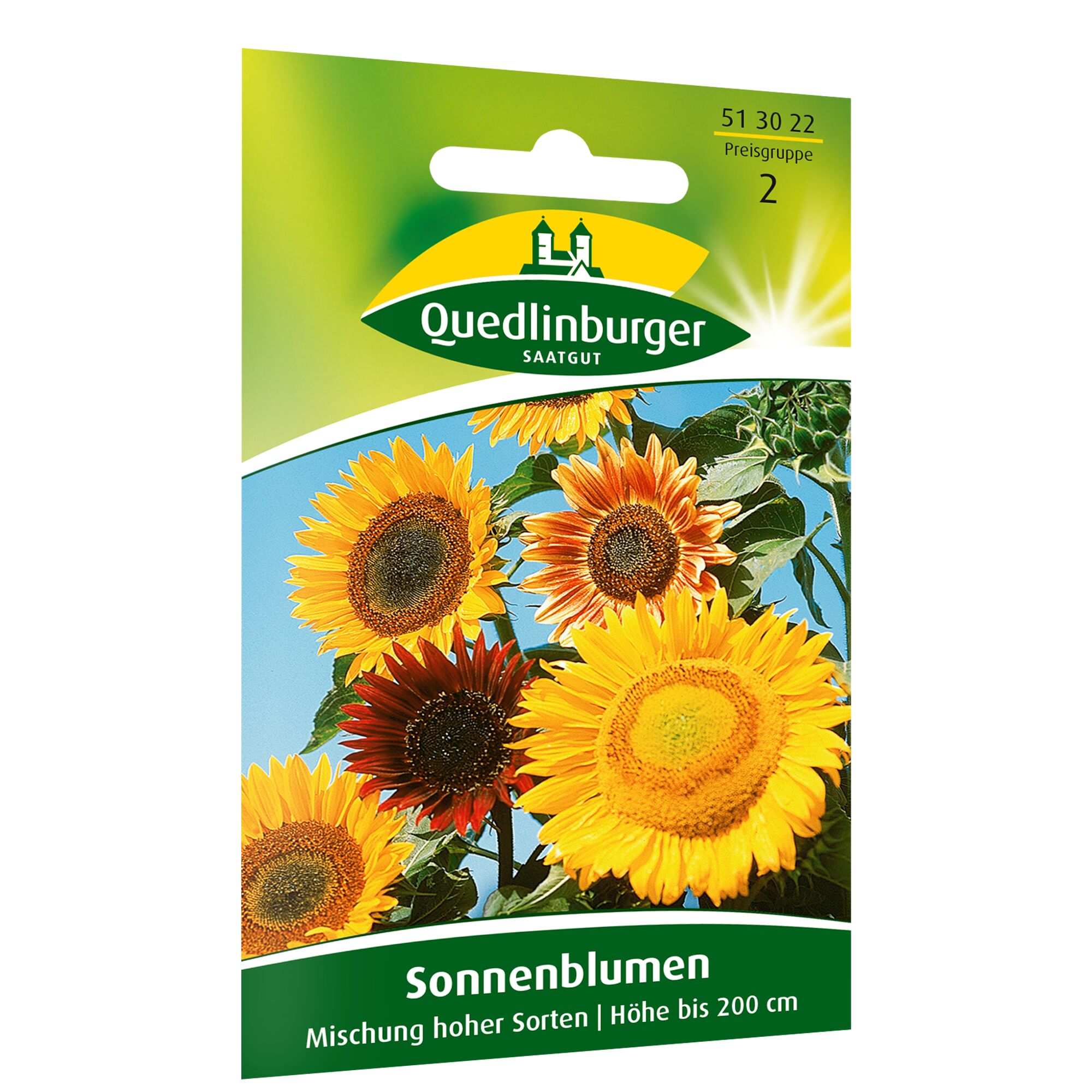 Sonnenblumen Saatgut Mischung hoher Sorten