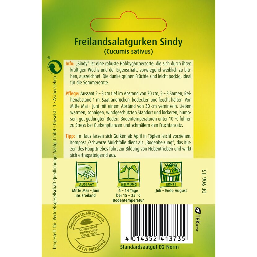 Sindy Freilandsalatgurken Samen