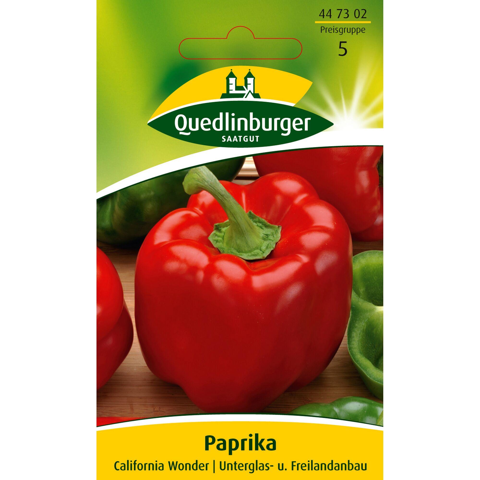 Paprika California Wonder rot und grün