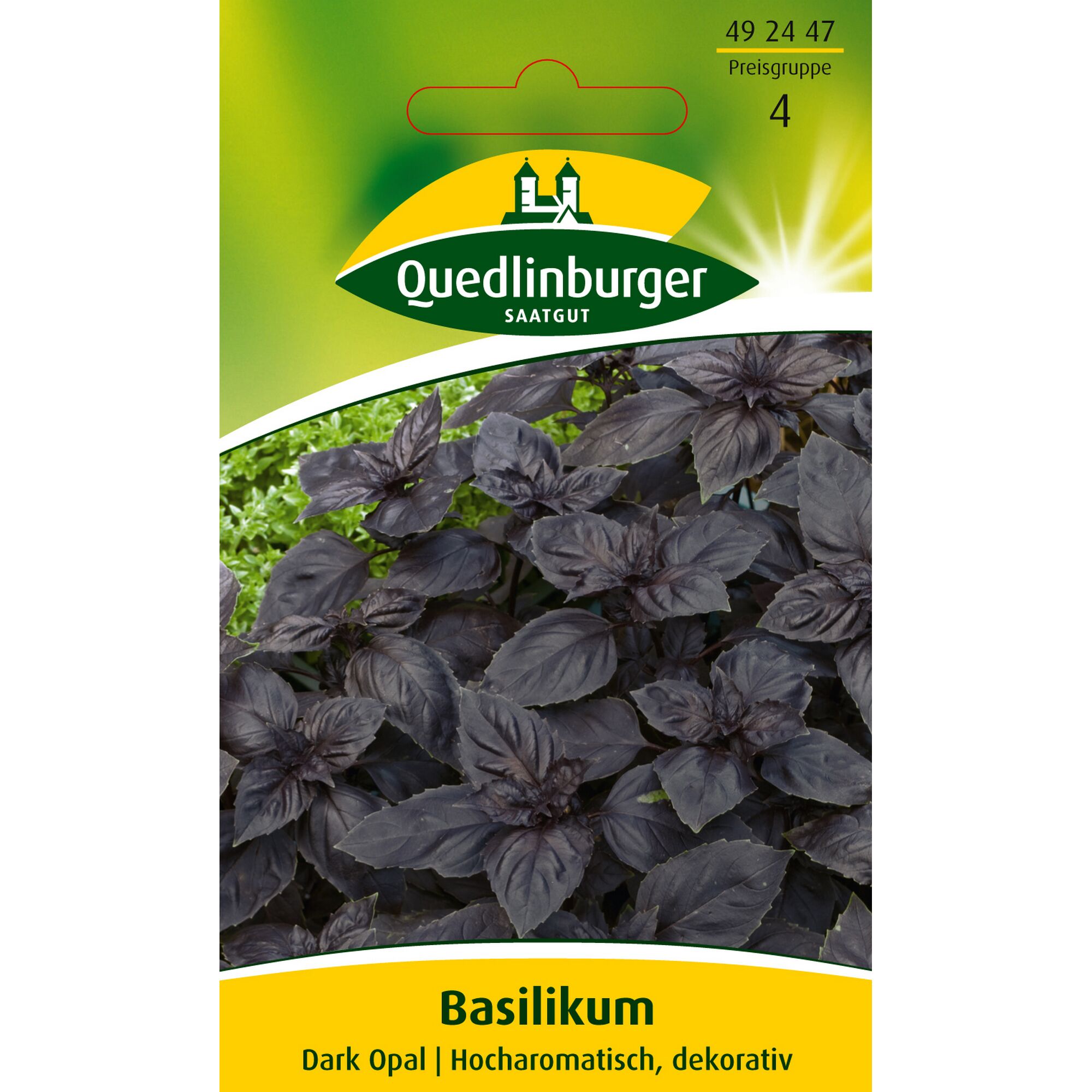 Quedlinburger Saatgut Basilikum Dark Opal