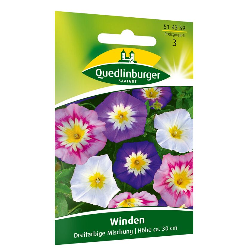 Winden dreifarbig, Mischung