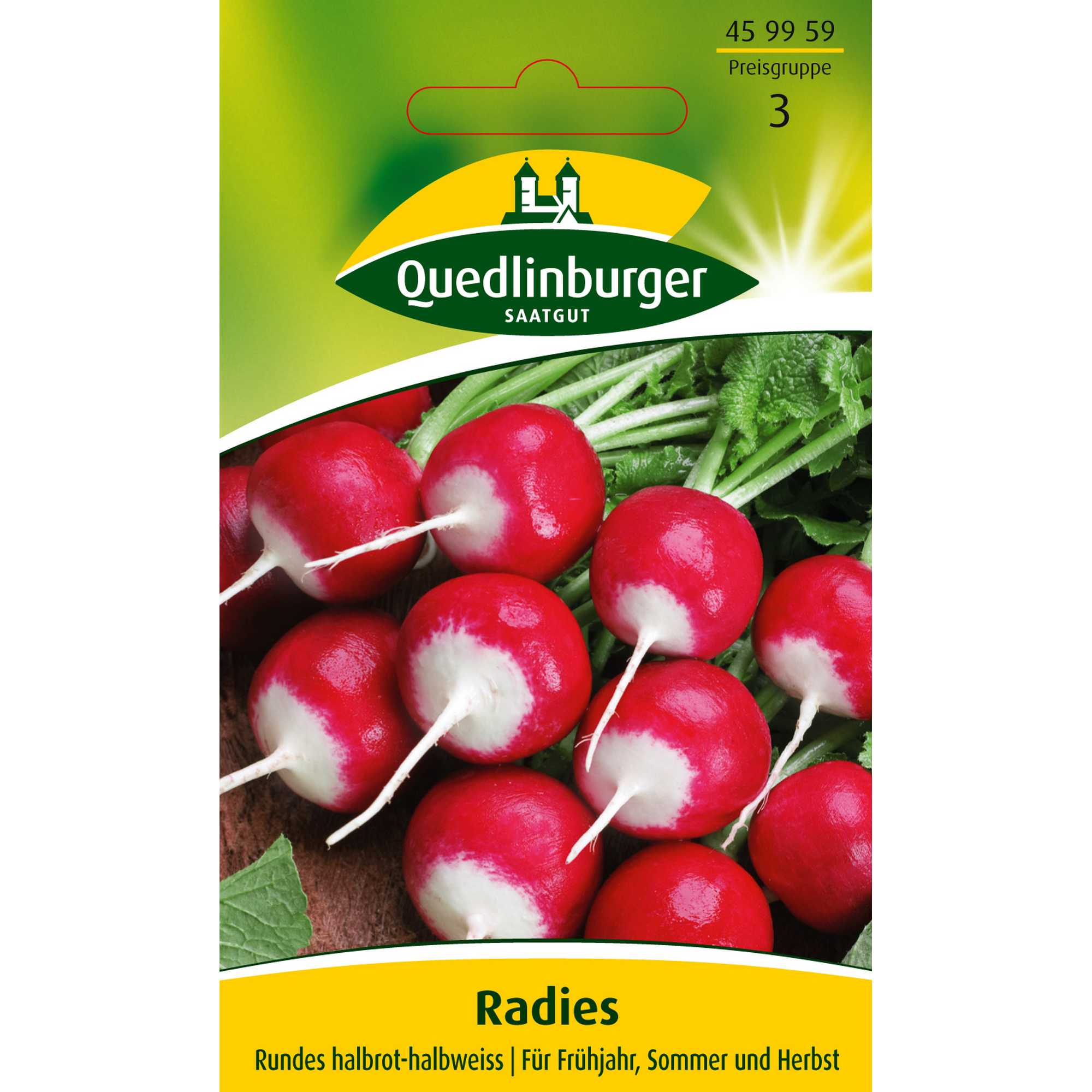 Radies 'Rundes halbrot-halbweiss' + product picture