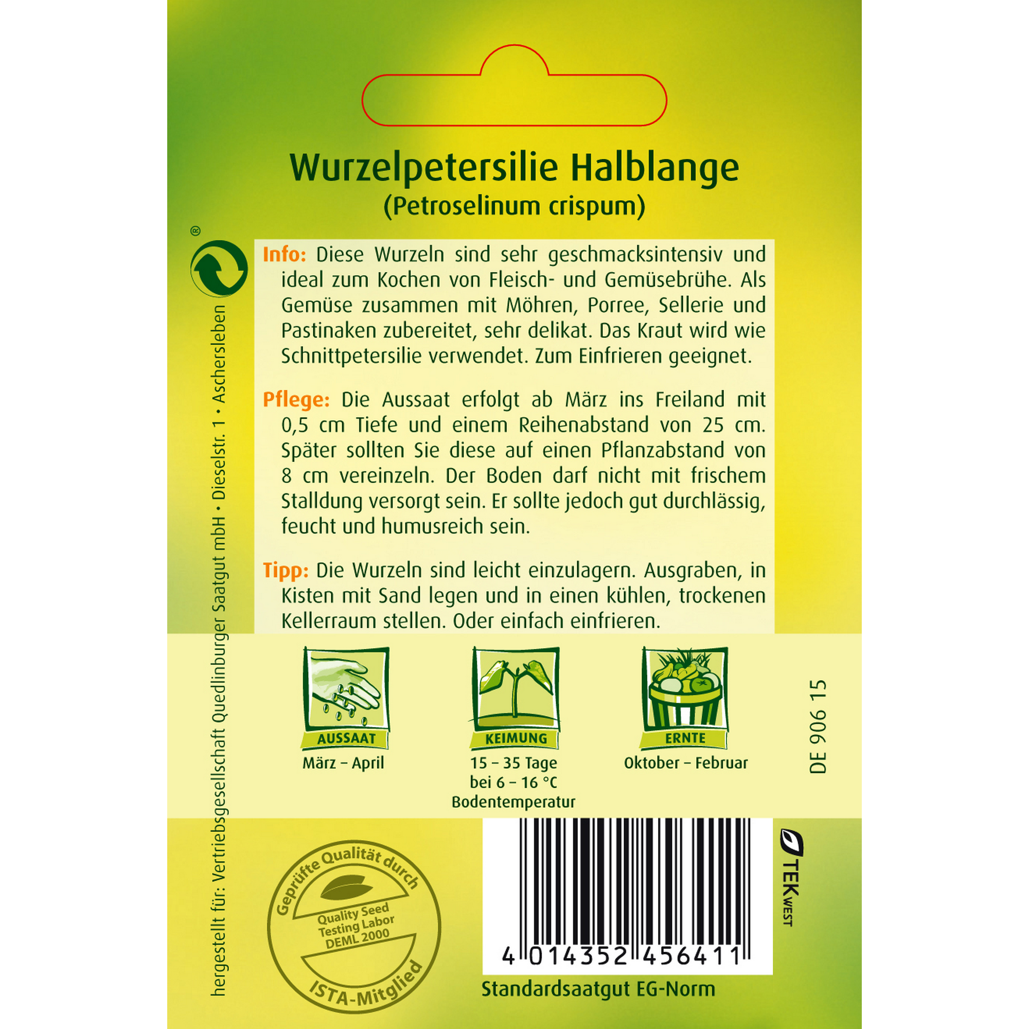 Wurzelpetersilie 'Halblange' + product picture